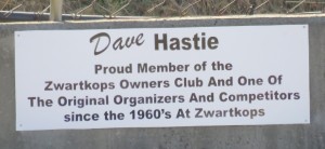 Dave Hastie Plaque